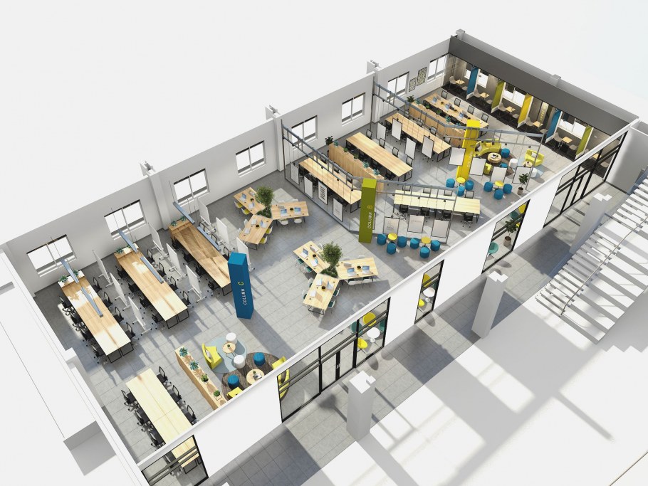 Кухня в офисе опен Спейс