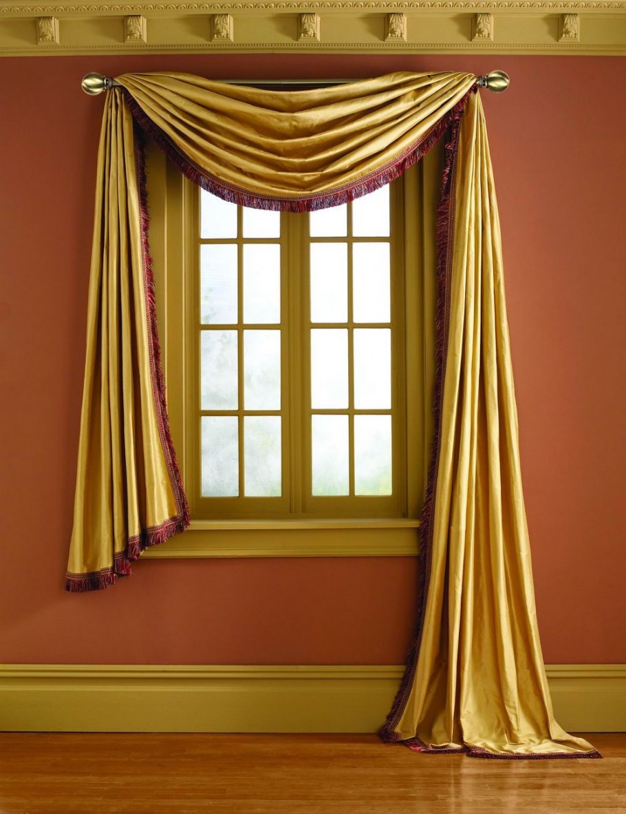 Шторы на широкое окно