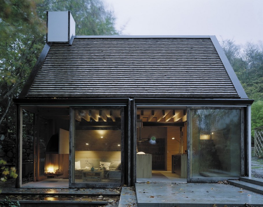 Скандинавский дом с панорамными окнами