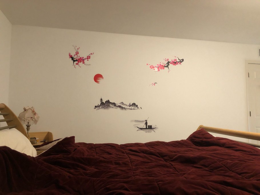 Спальня в японском стиле