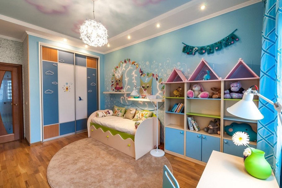 Детская для мальчика и девочки стены