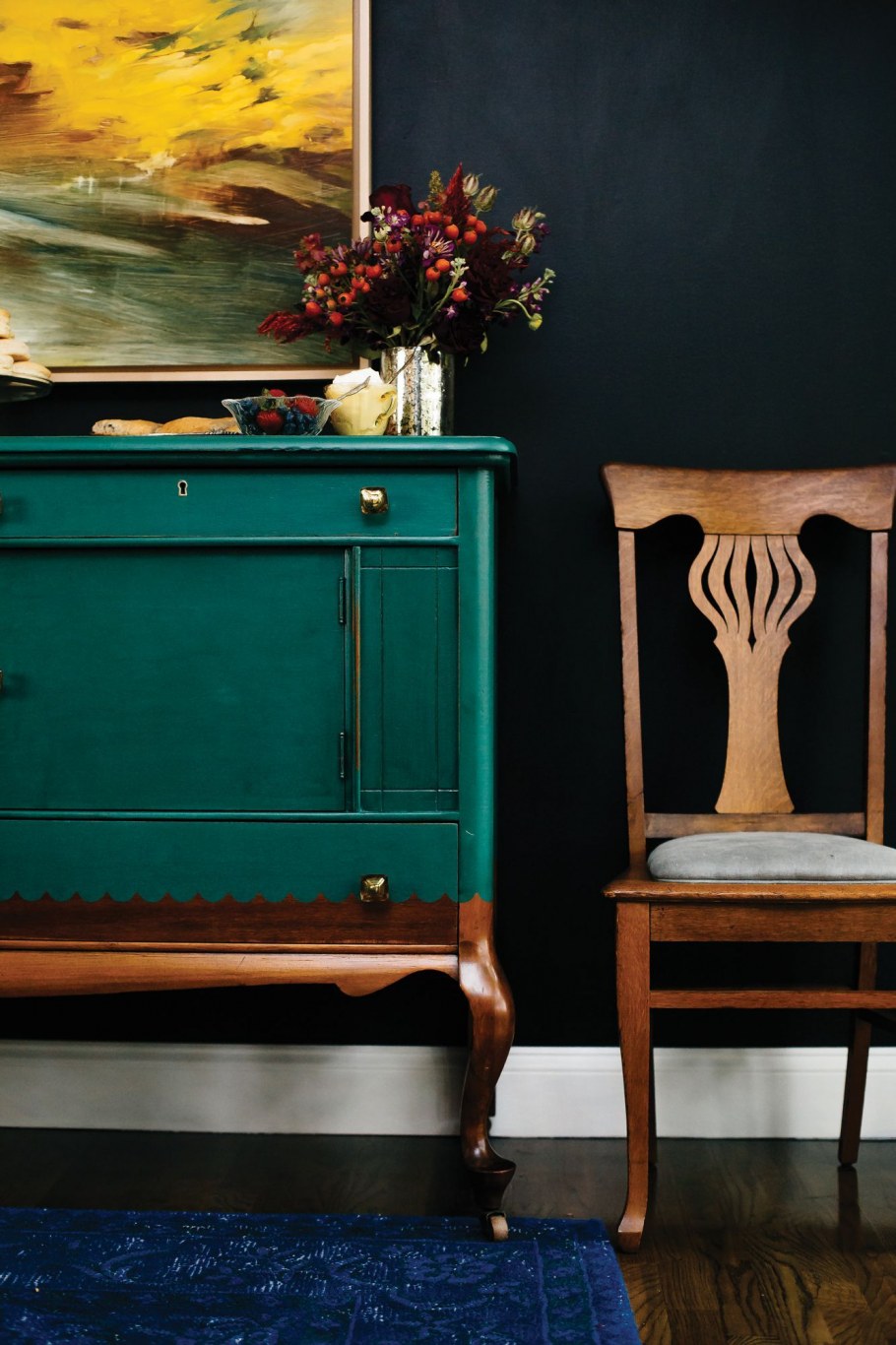 Старые вещи в интерьере дачи