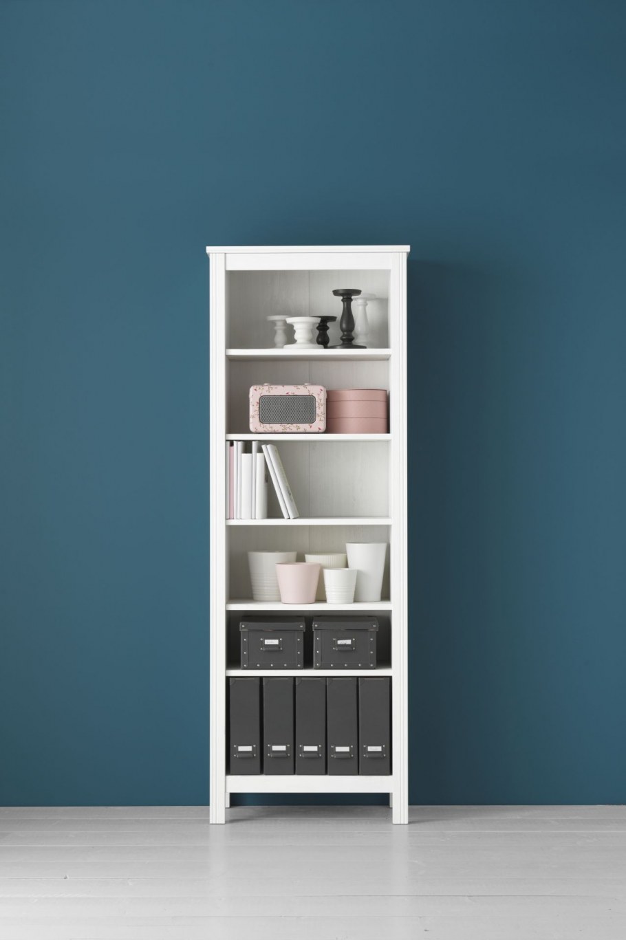 БРУСАЛИ шкаф с дверями, коричневый, 80x93 см