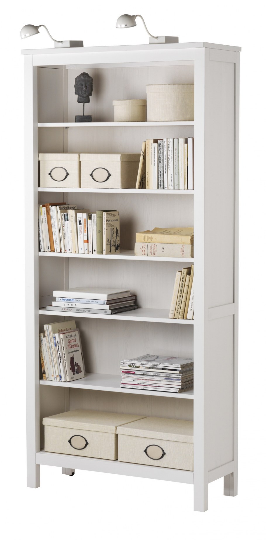 Brusali БРУСАЛИ высокий шкаф с дверцей, коричневый80x190 см