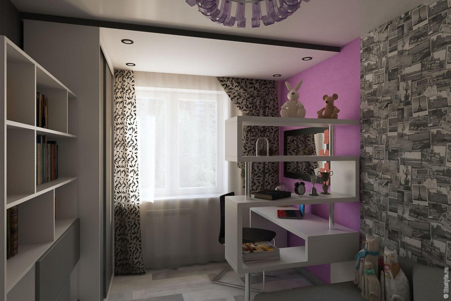 Зонировать комнату для разнополых детей