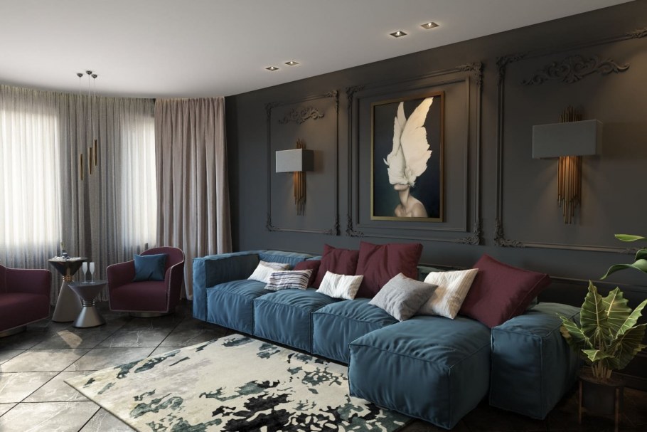 Фиолетовая кухня