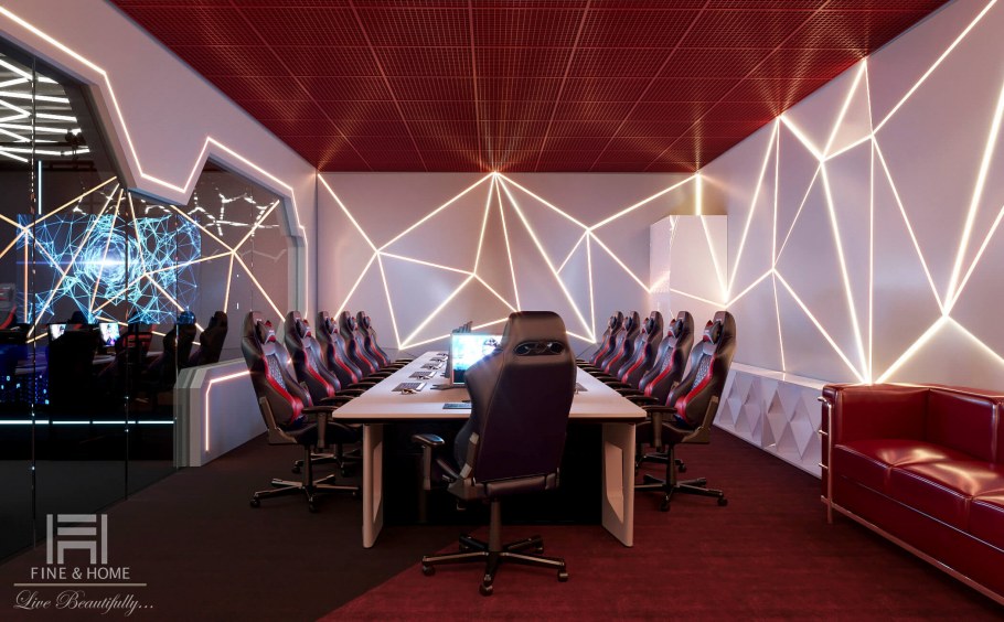 Бар в стиле киберпанк