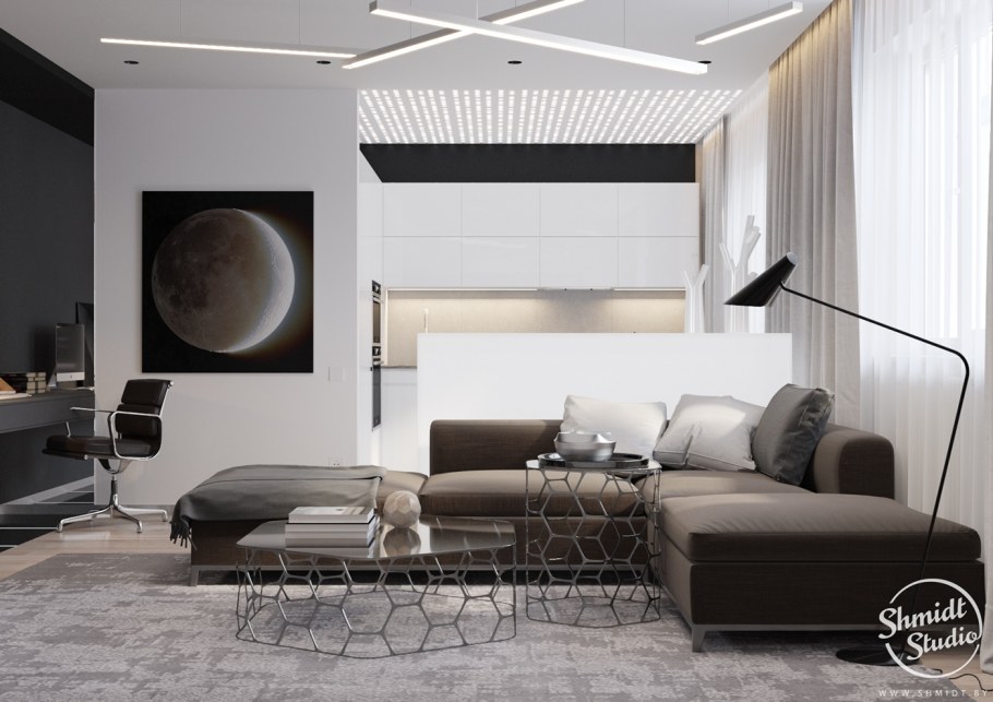 Комната в стиле киберпанк