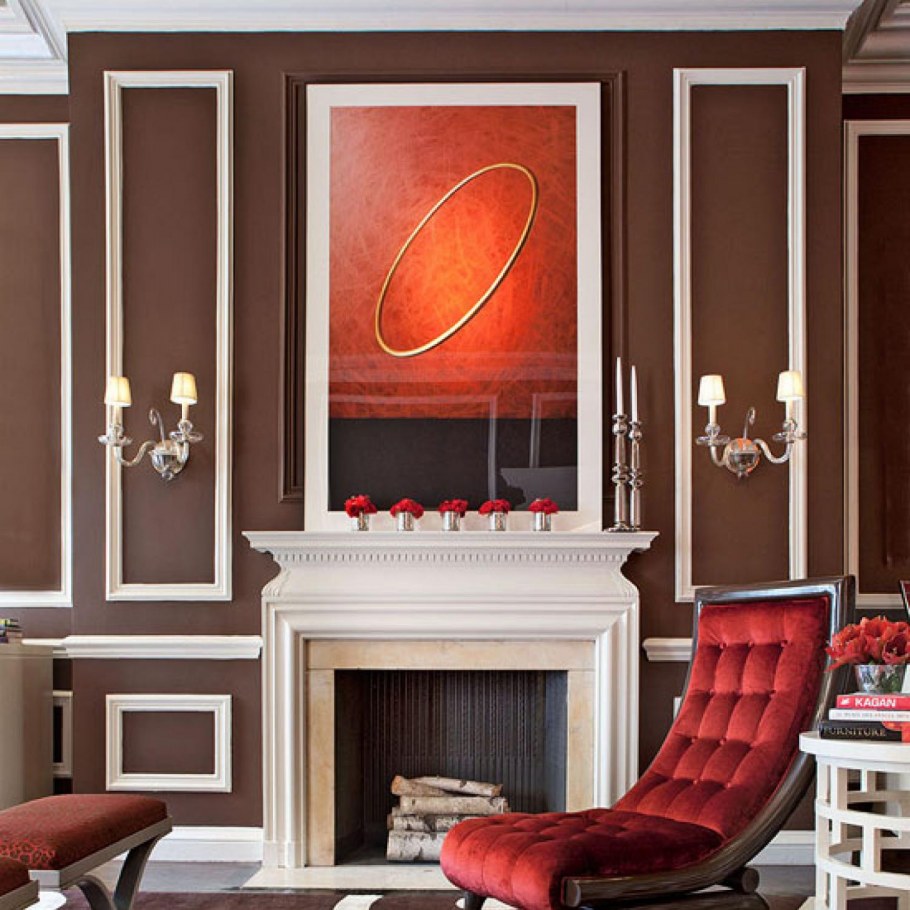 Интерьер в коричневых тонах