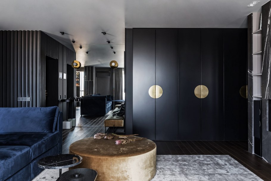 Черная мебель в современном интерьере