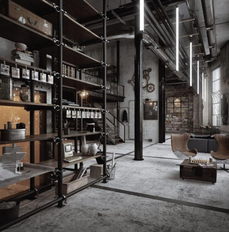 Стиль в интерьере гранж лофт Индустриальный