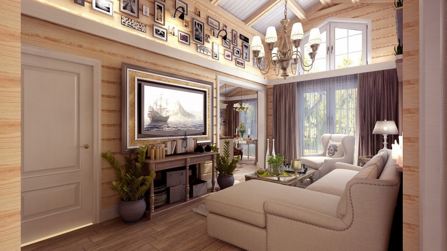 Гостиная в финском стиле