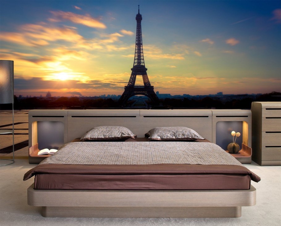 Фотообои в спальню