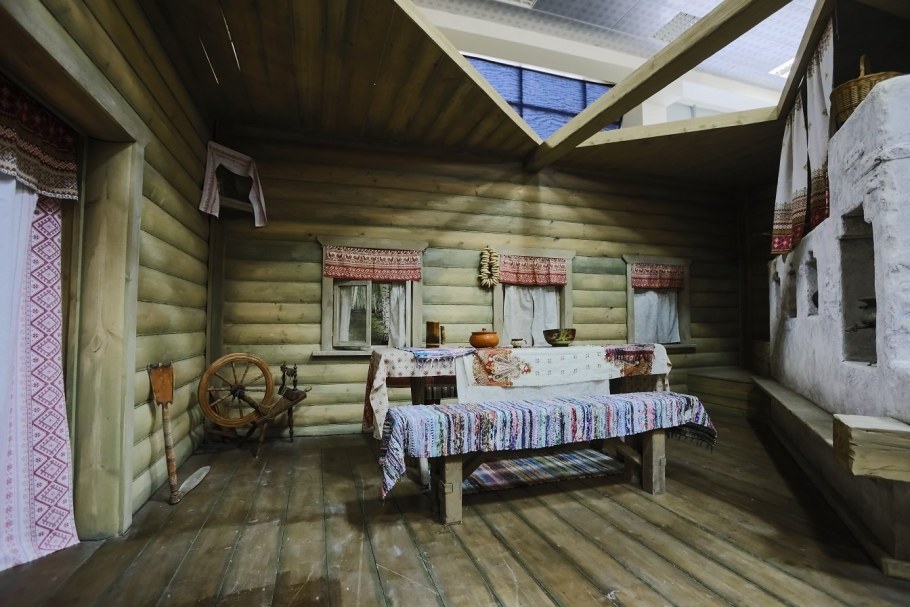 Интерьер русской избы