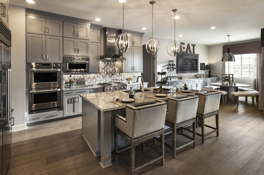 Крутой интерьер кухни