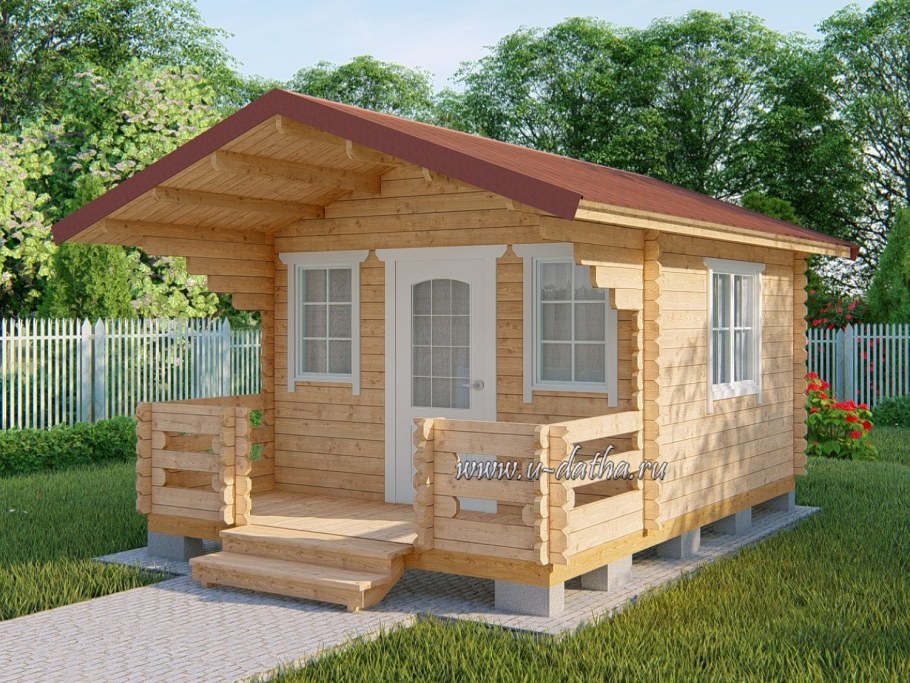Конструкция дачного домика