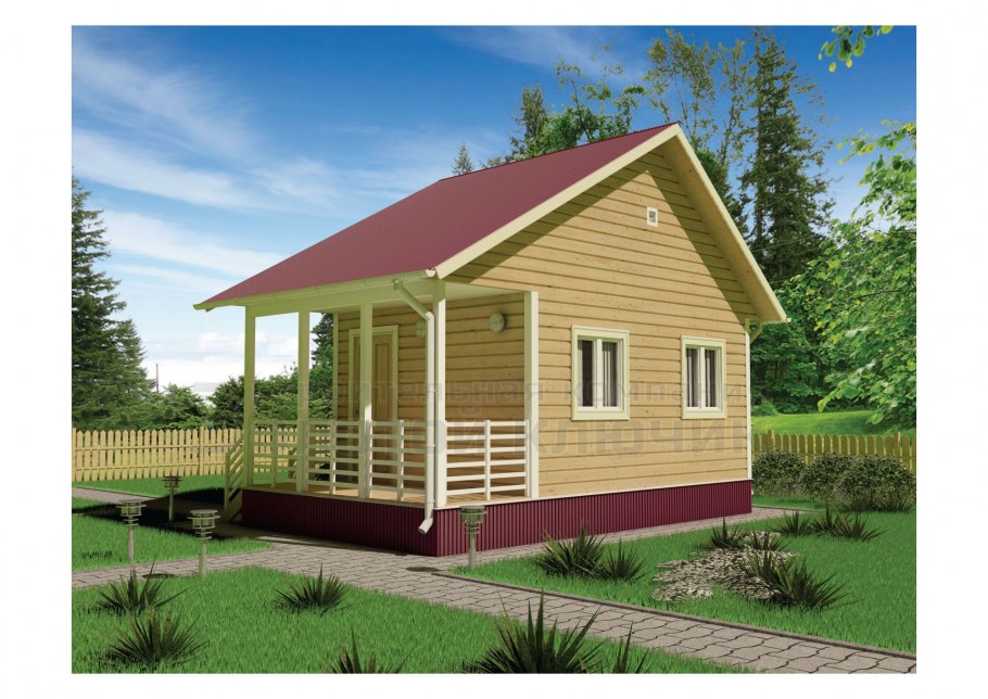 Щитовой летний дом