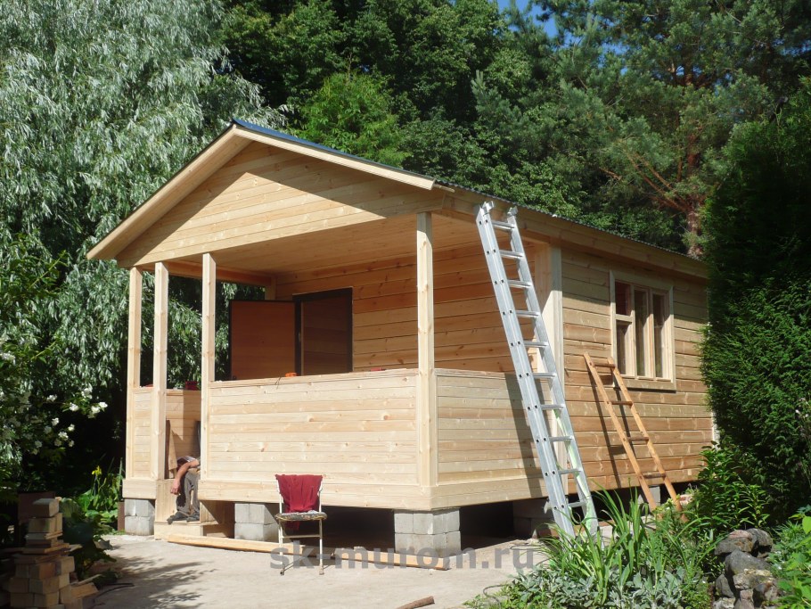 Щитовой летний дом