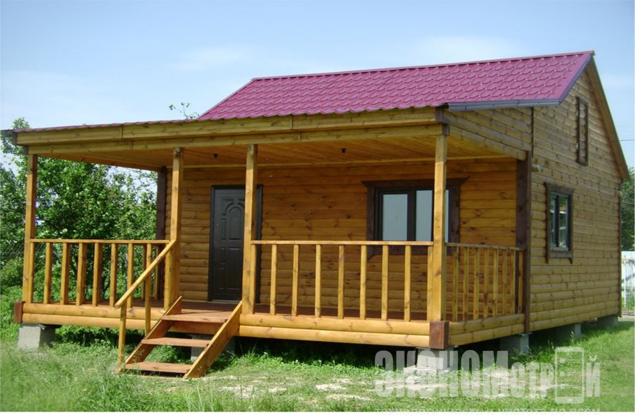 Дачный домик с верандой