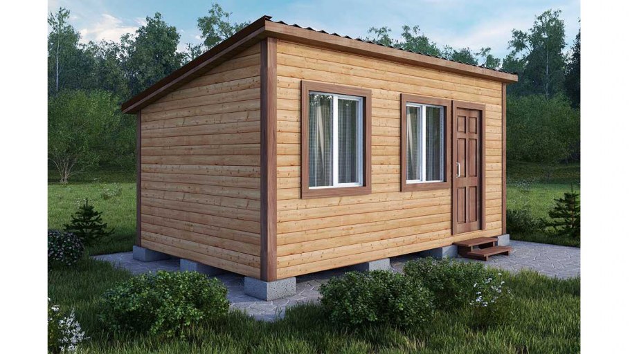 Летний домик с террасой