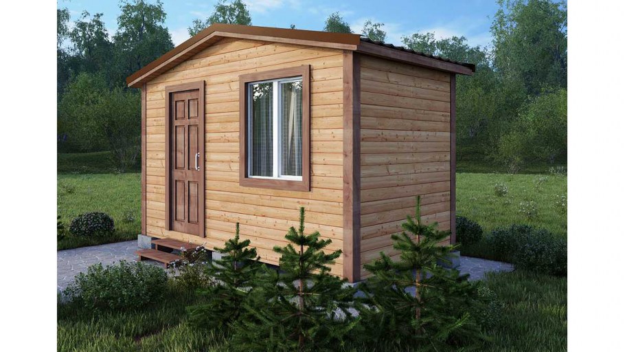 Бытовка с верандой 6х4.5