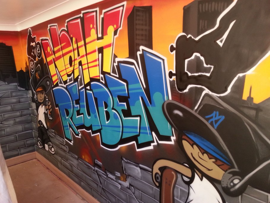 Граффити мальчик