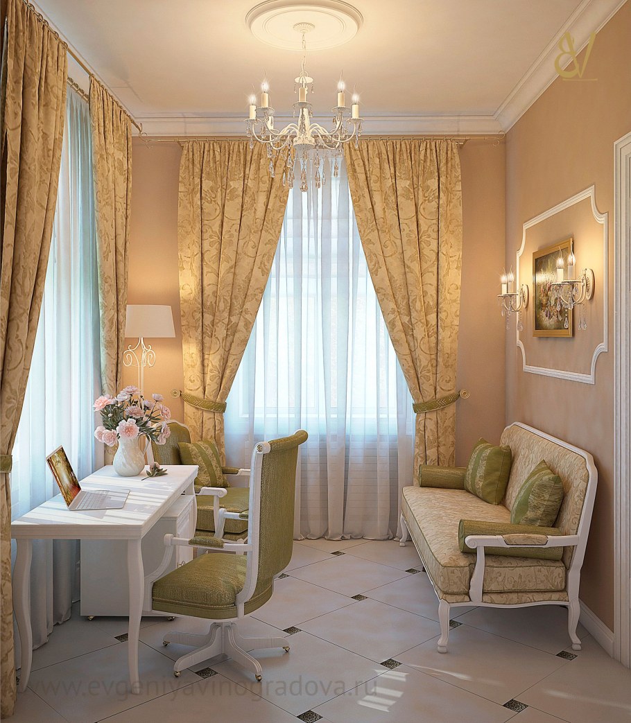 Гостевая комната в классическом стиле