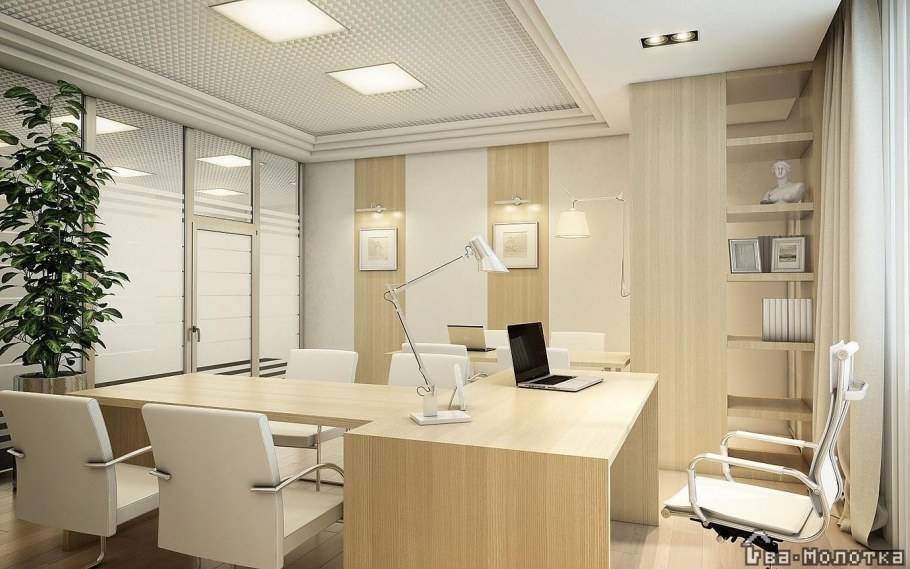 Интерьер кабинета в офисе