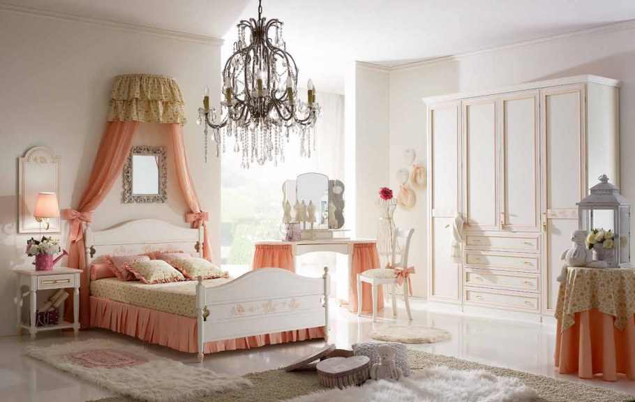 Интерьер детской в светлых тонах