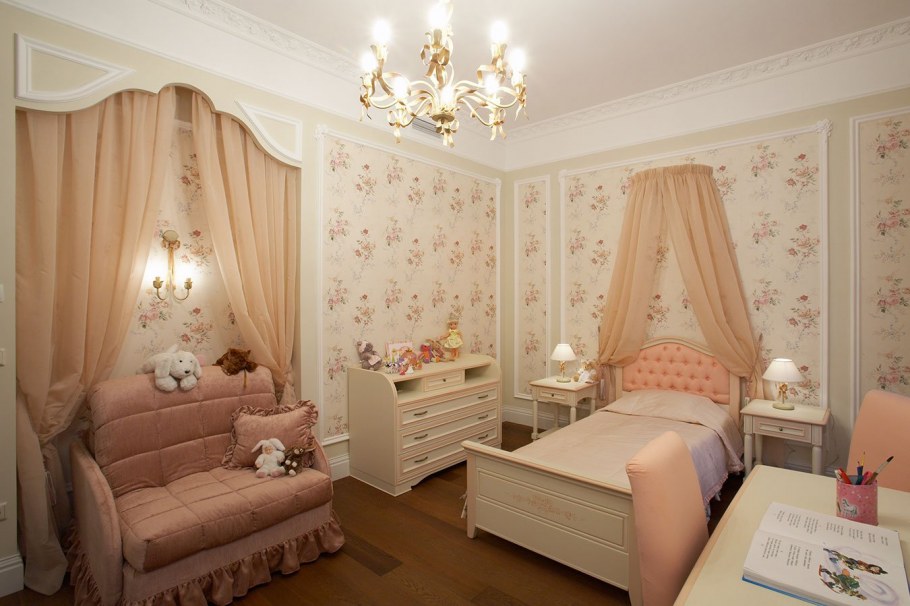 Комната для подростка девочки классика