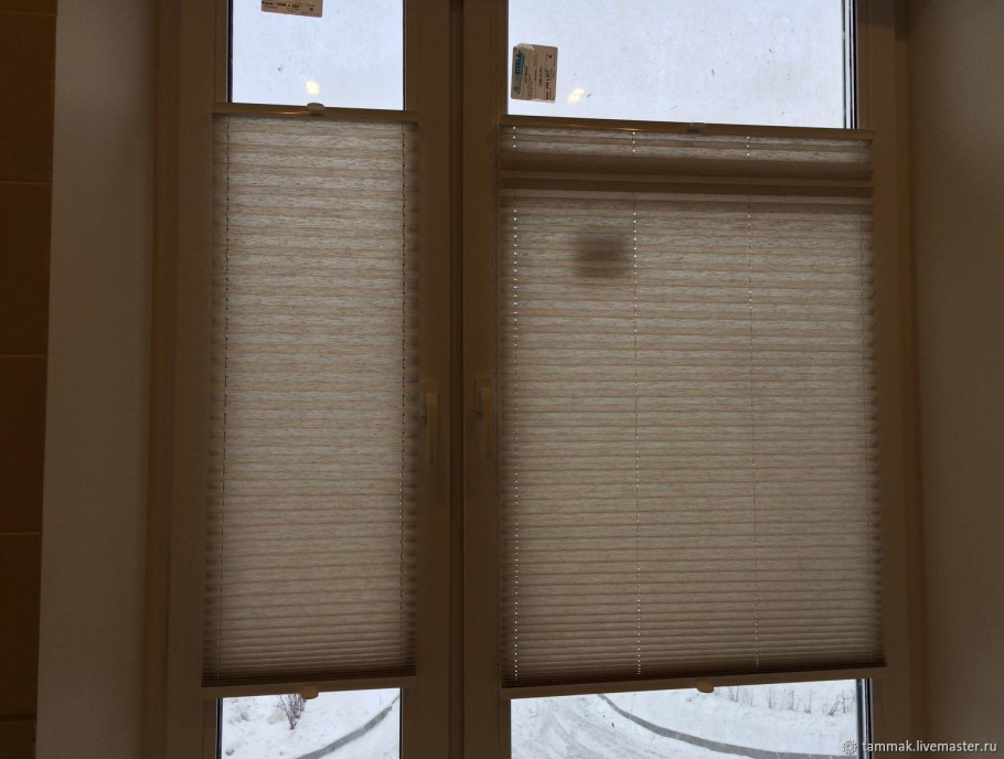 Шторы плиссе блэкаут