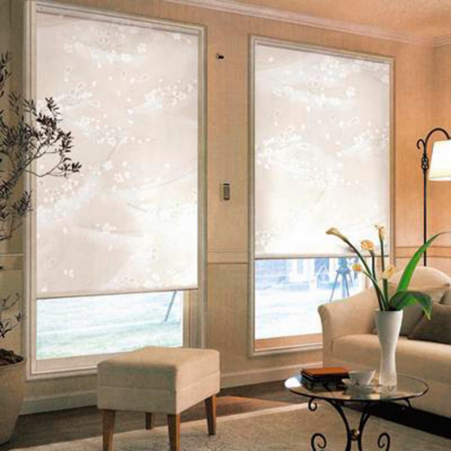 Шторы на панорамные окна балкона