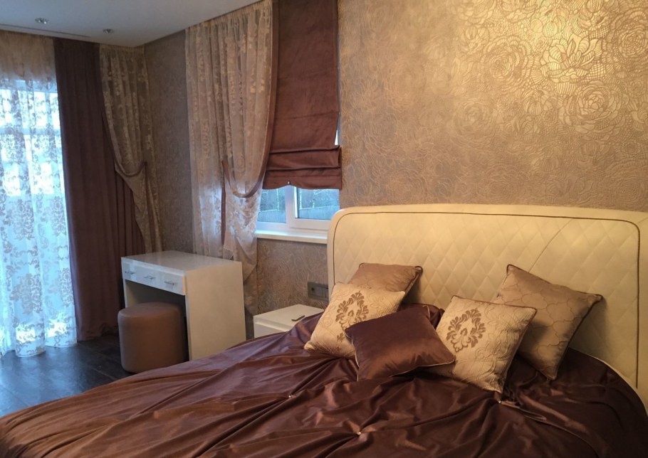 Бархатные портьеры в спальню