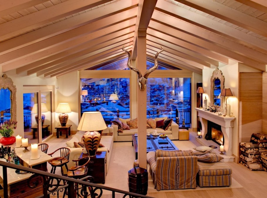 Интерьер Шале в Швейцарии