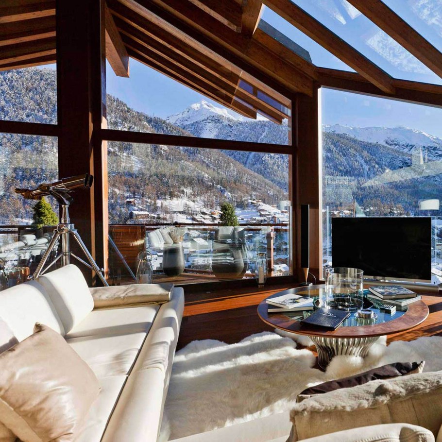 Шале пентхаус в швейцарских Альпах