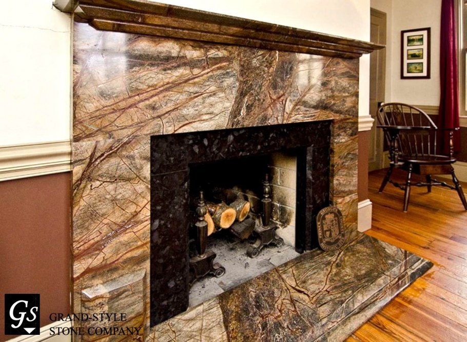 Мрамор гранит Оникс камины