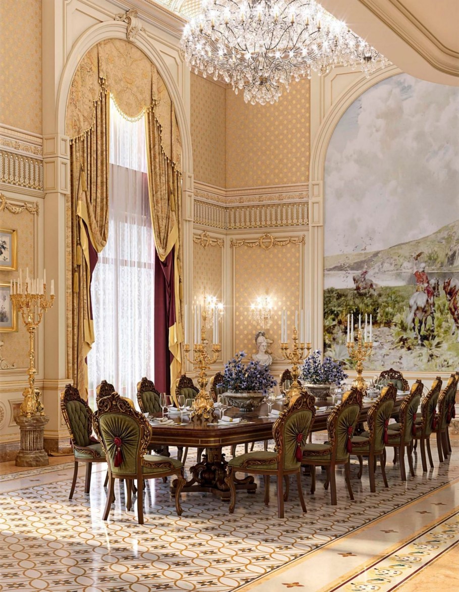 Гостиная в Царском стиле