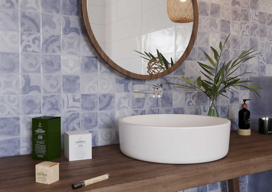 Gracia Folk Ceramica темно-синяя 60x25