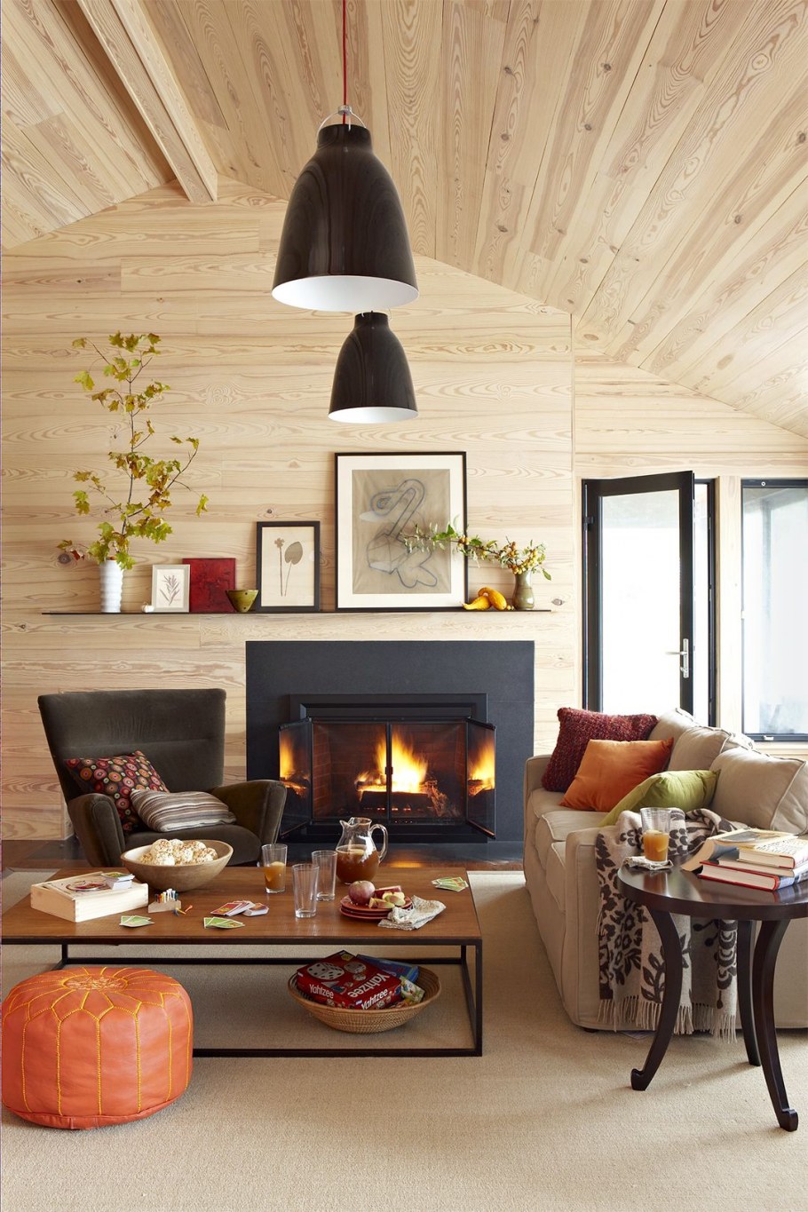 Камин в дачном доме