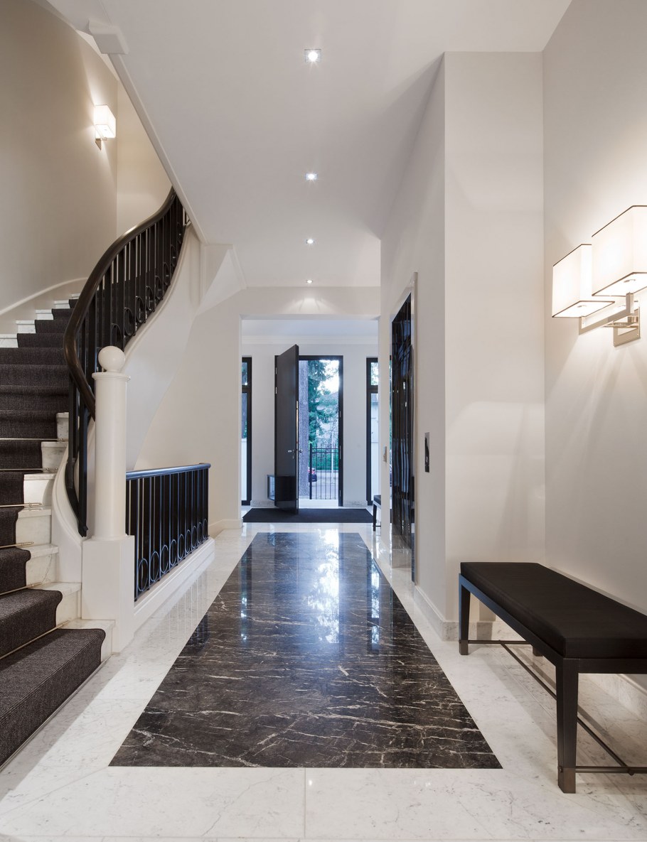 Шторы 1 этаж таунхаус прихожая