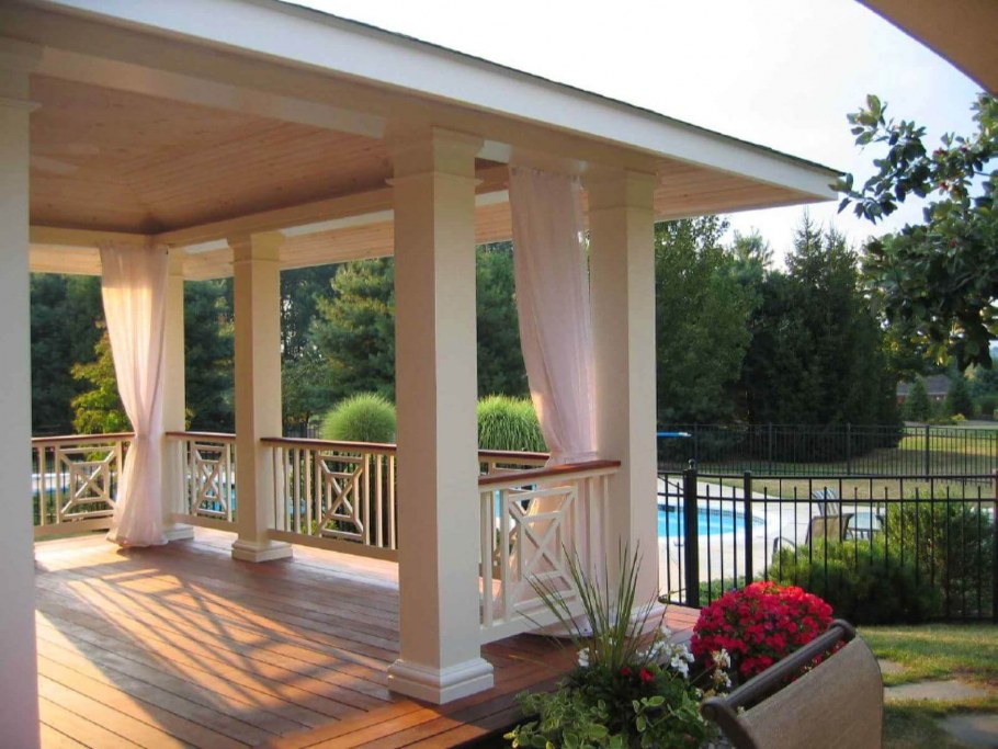 Беседка с террасой