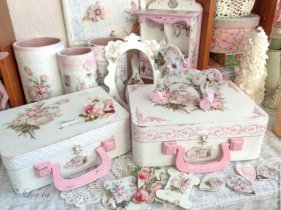 Декупаж в стиле шебби Шик
