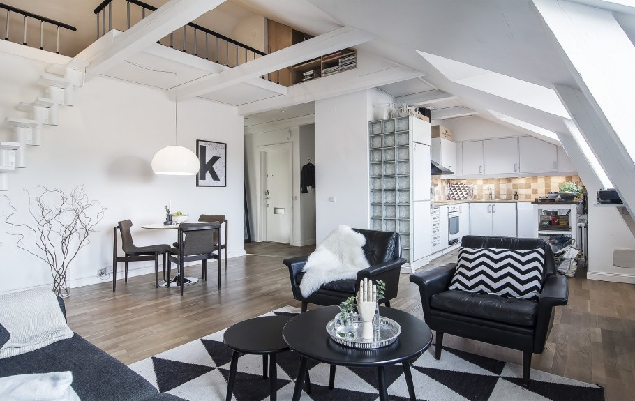 Интерьер деревянного дома