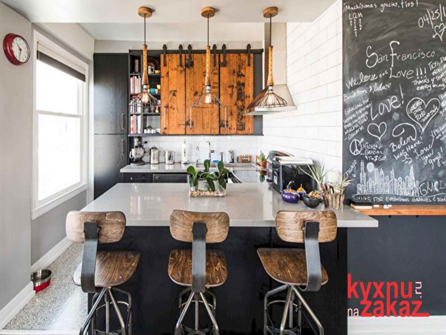 Декор кухни в стиле лофт