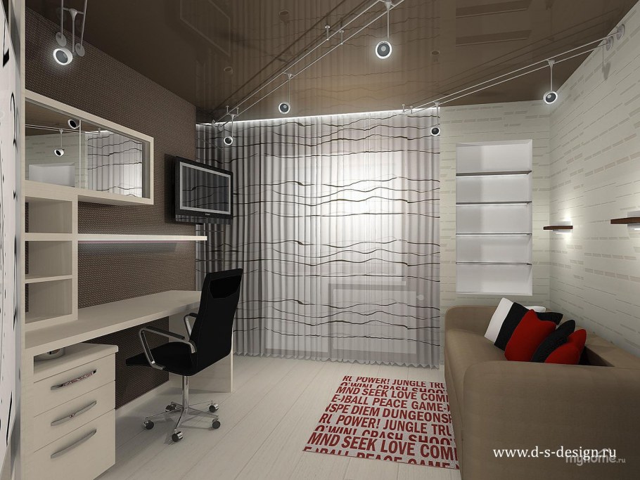 Проект комнаты для подростка