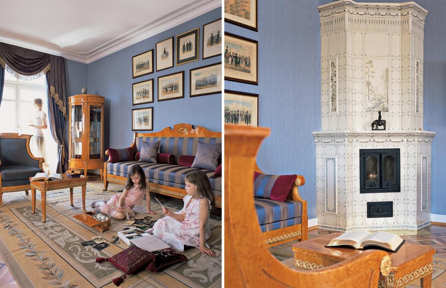 Интерьер в стиле русский Ампир