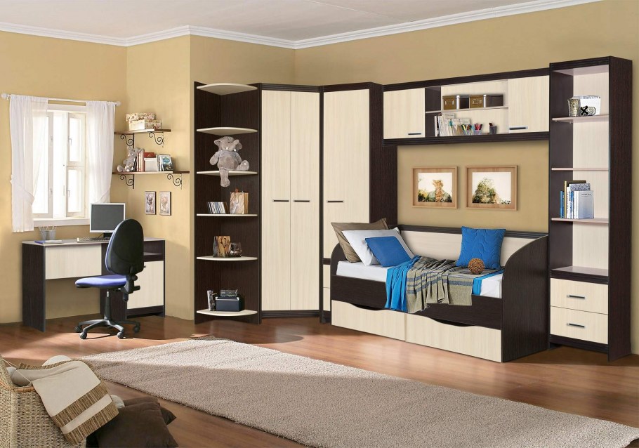 Детская мебель Спайдер венге/дуб молочный