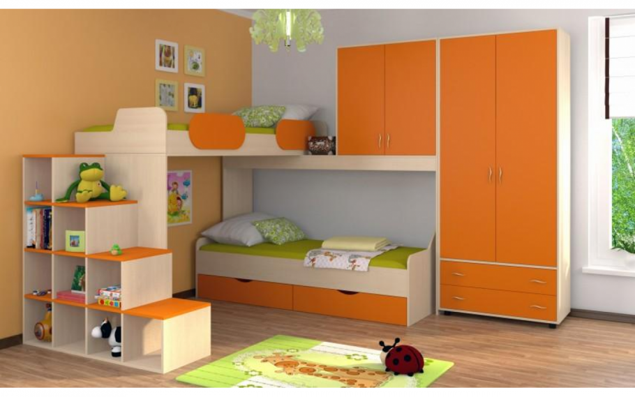 Двухъярусная кровать Дельта 18