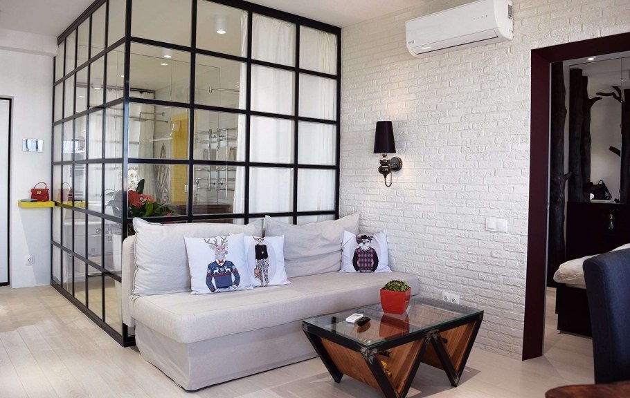 Перегородки внутрикомнатные лофт