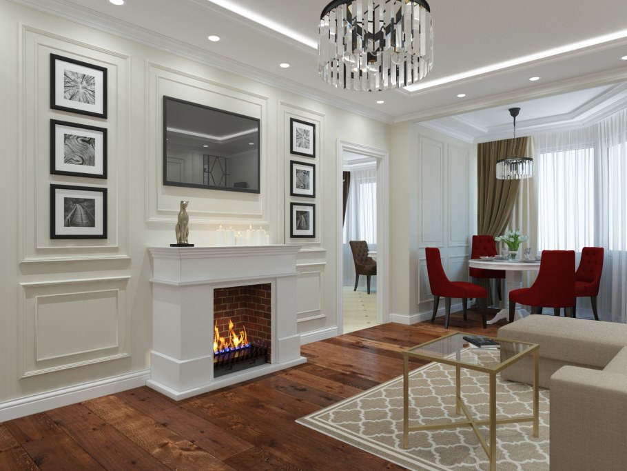 Планировка кухни в квартире Ленинградке